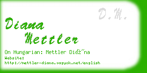 diana mettler business card